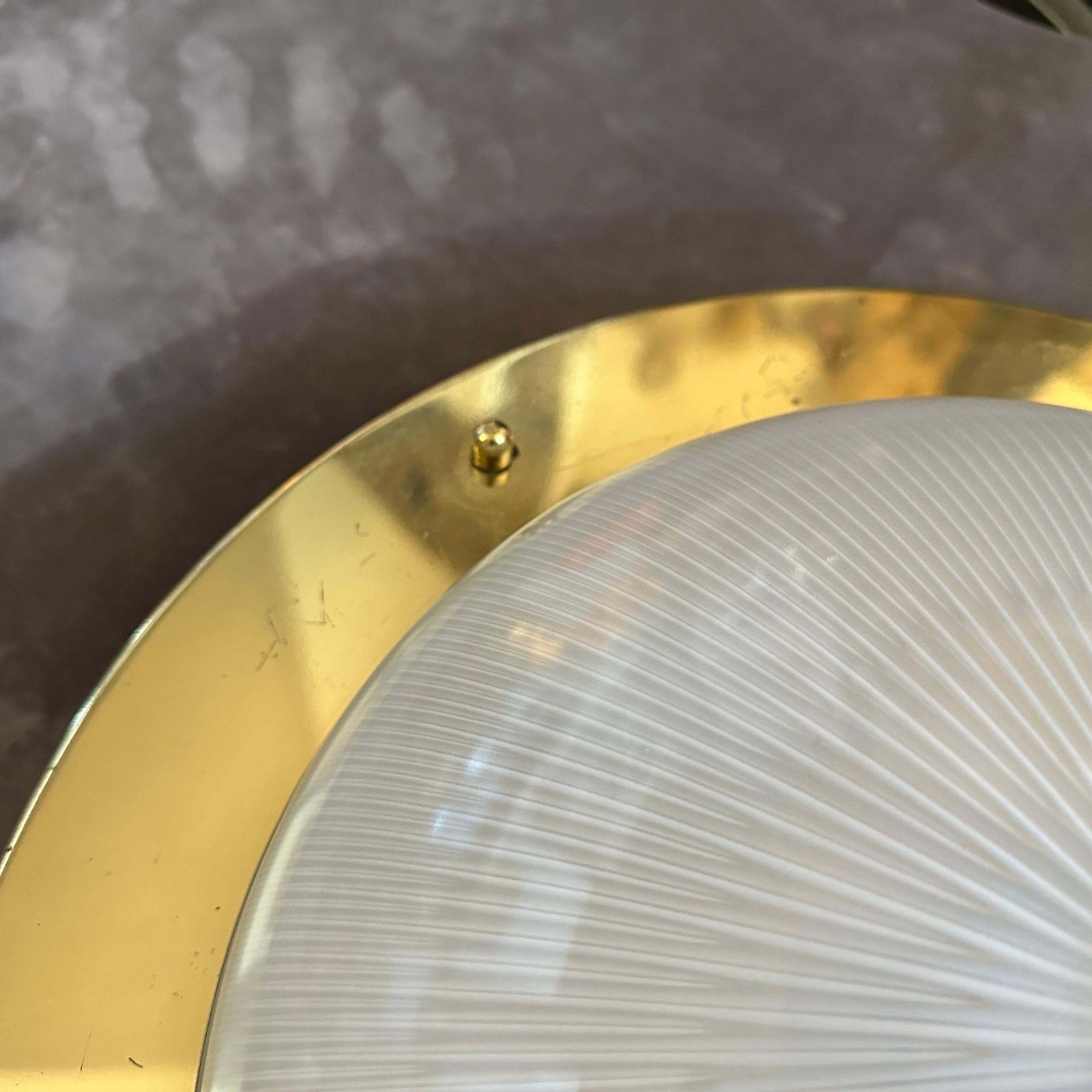photo vintage 1960s Luigi Caccia Dominioni Style Mid Century Modern Italian Ceiling Lights