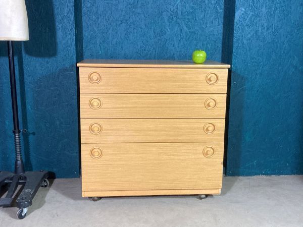 A Good Mid Century Teak Wardrobe photo vintage