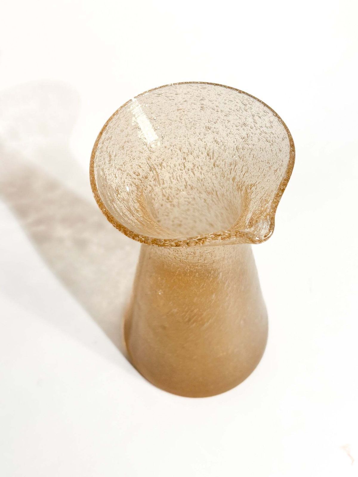 Murano Glass Carafe Vase Pulegoso By Archimede Seguso 1950s photo Home Decor