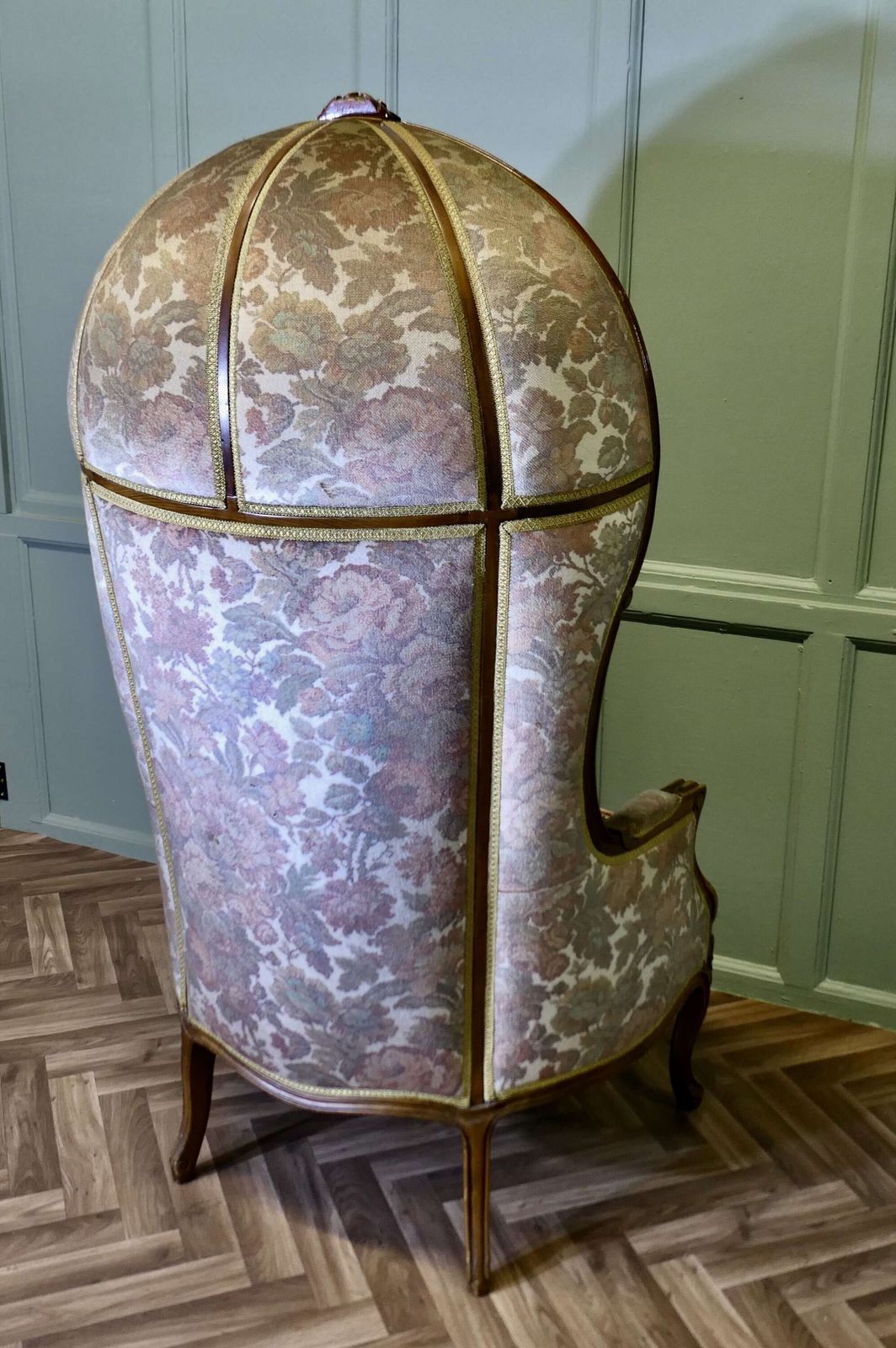 Velvet Upholstered Hall Porters Or Boudoir Chair photo Furniture