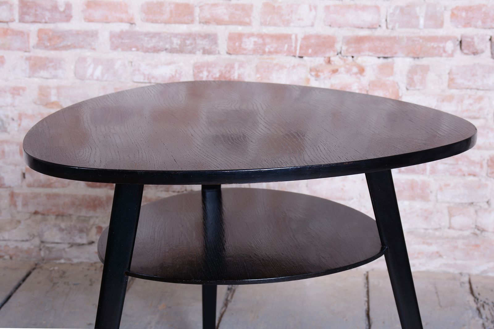 Restored Mid  Century Coffee Table, Beech, Oak, Glass, Polish, Czech, 1950s photo buy