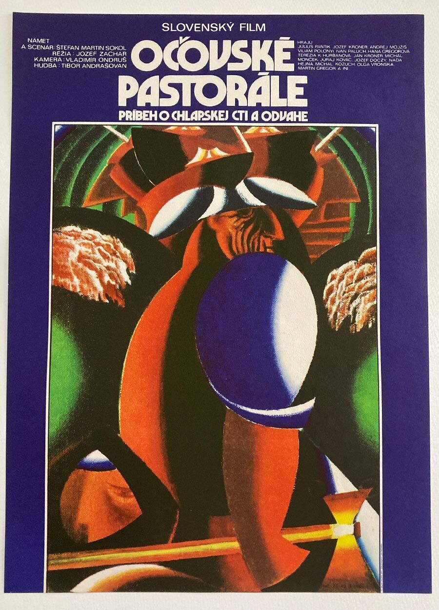 Original Film Poster, Pastoral Of Ocova, Milan Laluha, 1973, Genuine Czech Vintage Print