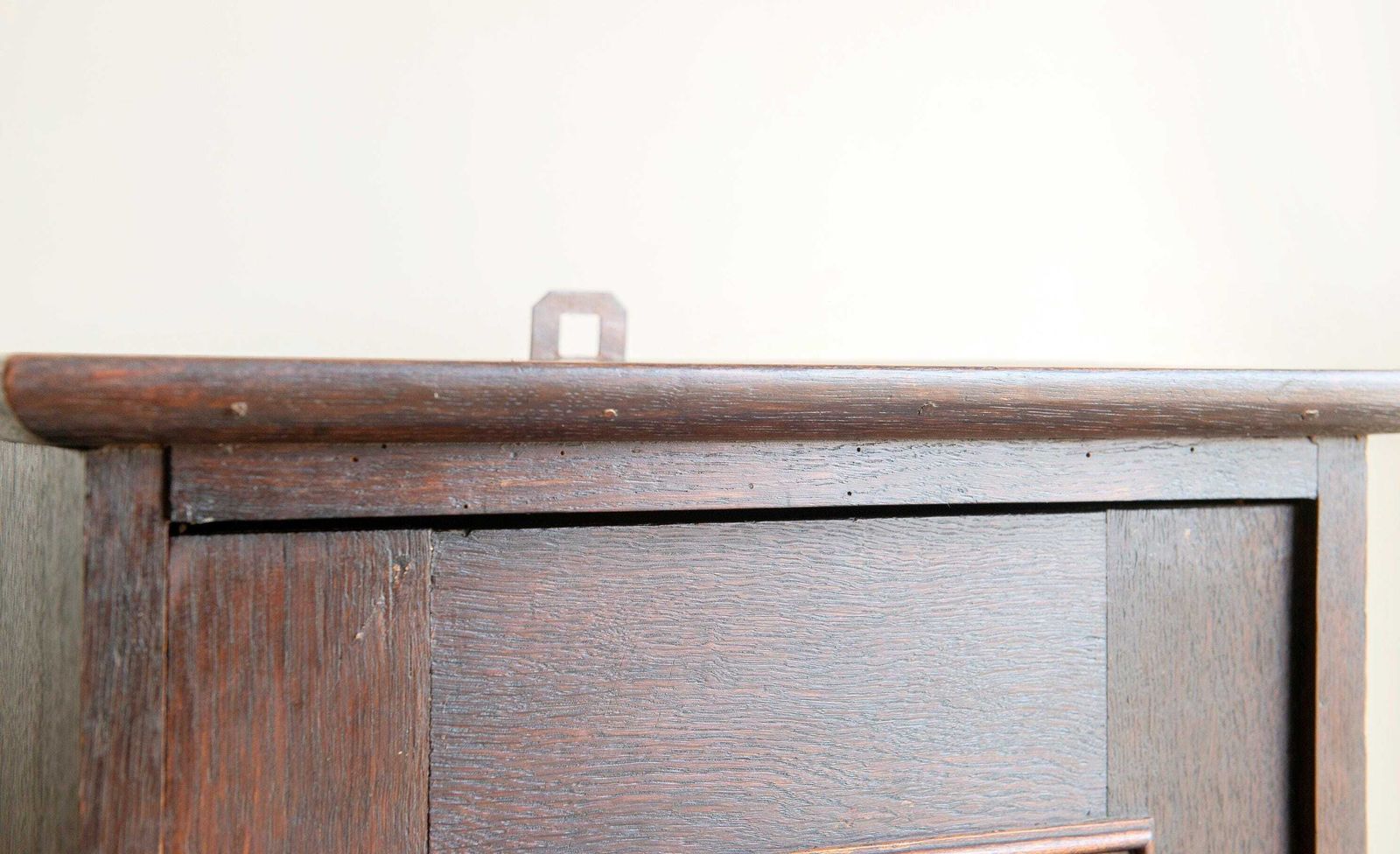 photo for sale Antique Wooden Hanging Cabinet, 19th Century Medicine Chest, Rustic Storage Unit, Dutch Apothecary Cabinet, Hand Carved Bathroom Cabinet
