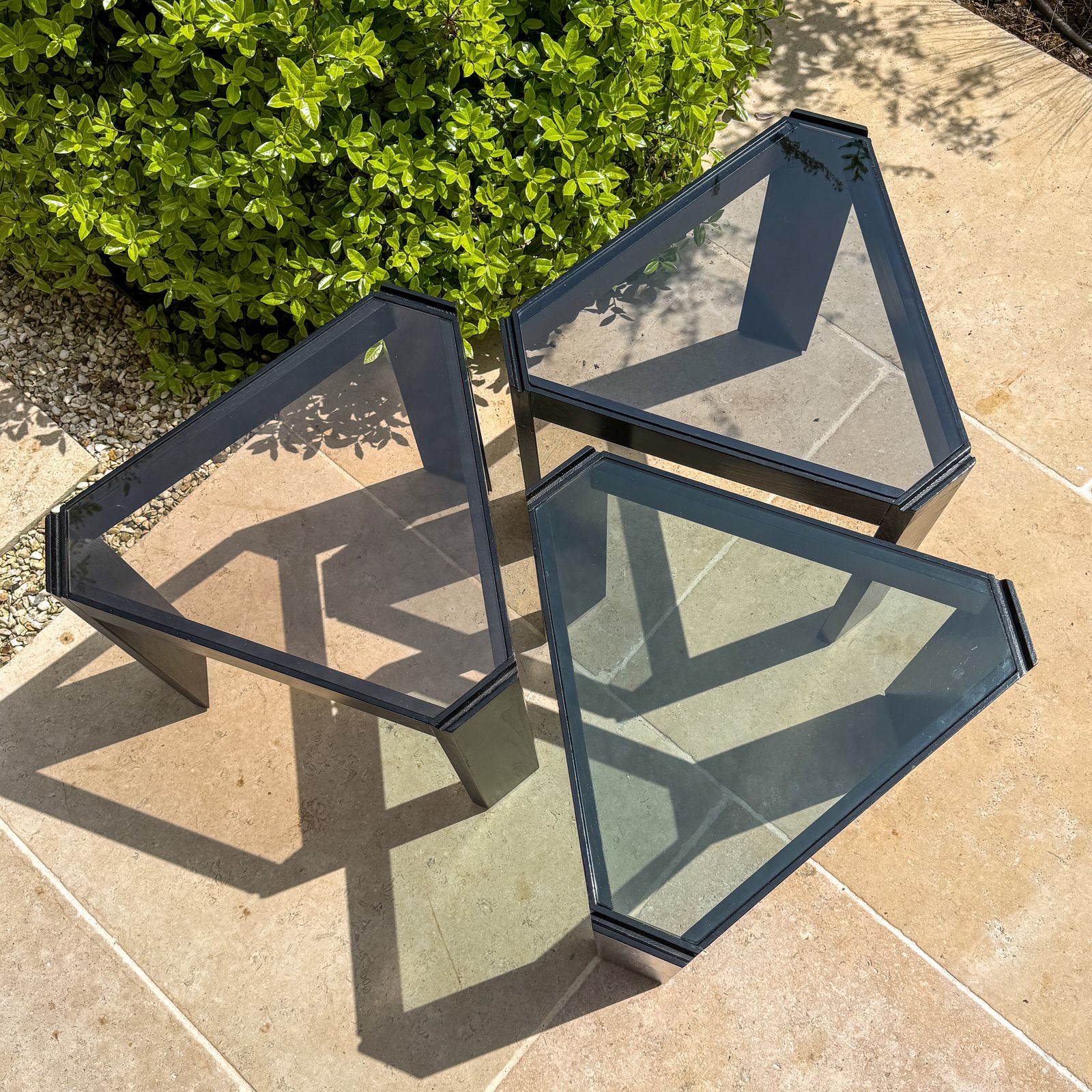 Italian Stackable Side Tables By Porada Arredi