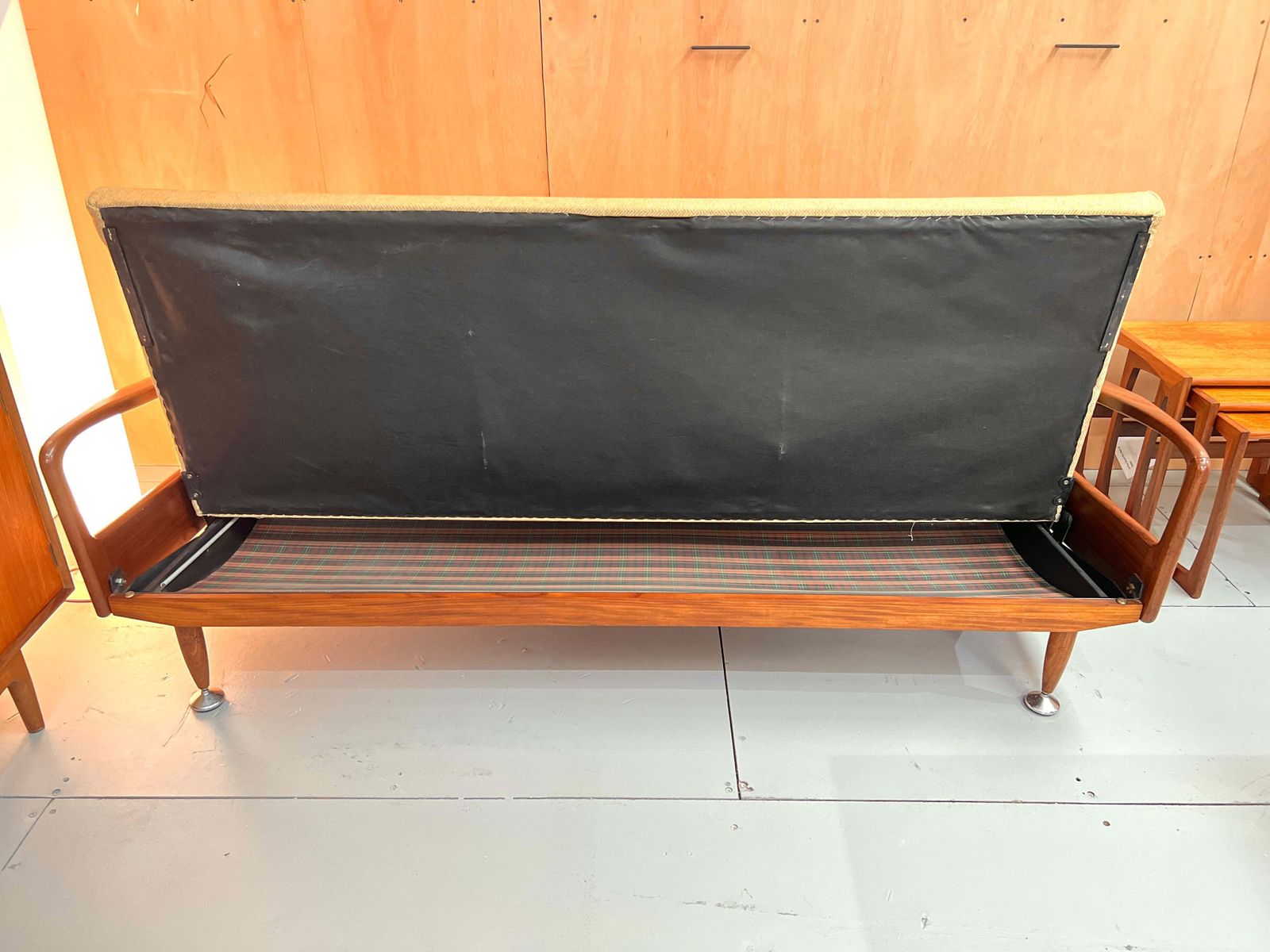 2495.0 Greaves & Thomas, Teak Sofa Bed photo