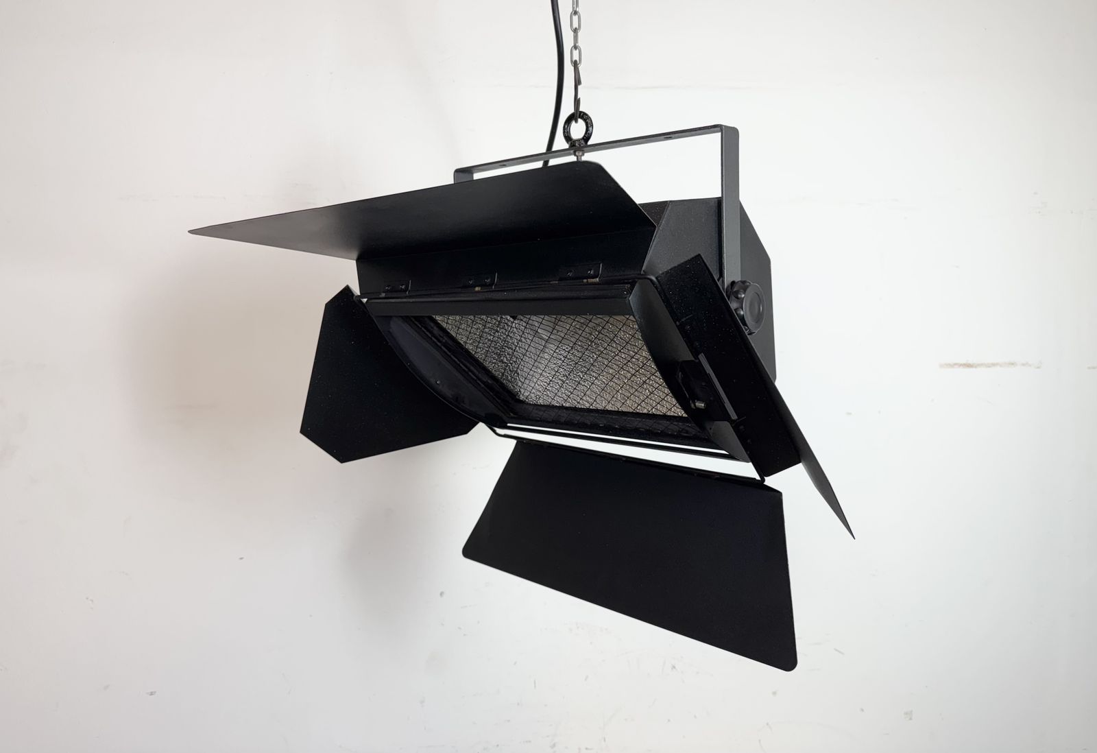Vintage Black Theatre Spotlight, 1990s photo furniture