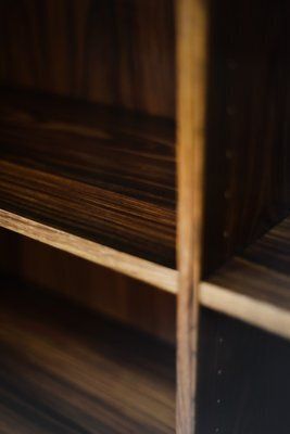 Mid Century Modern Scandinavian Rosewood Highboard With Glass, 1960s photo 2478.0