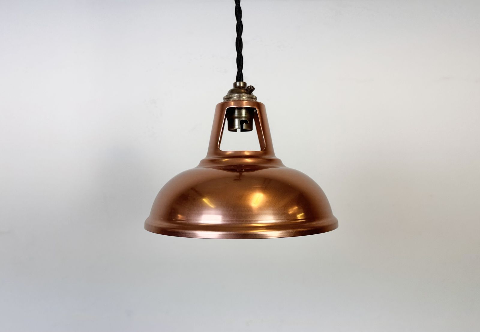 Industrial Copper Ceiling Lamp, 2000s, 7x photo furniture