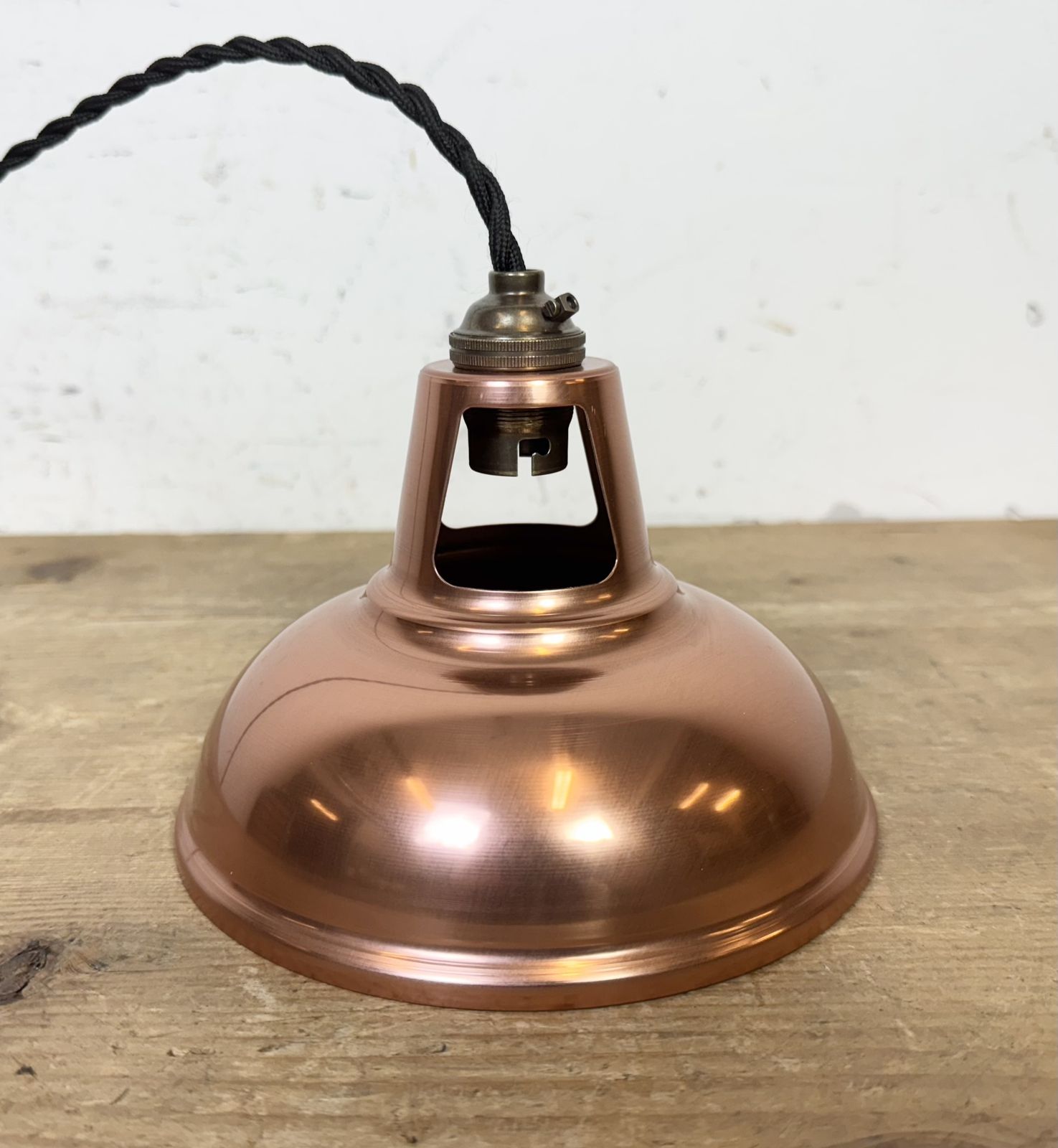 119.0 Industrial Copper Ceiling Lamp, 2000s, 7x photo