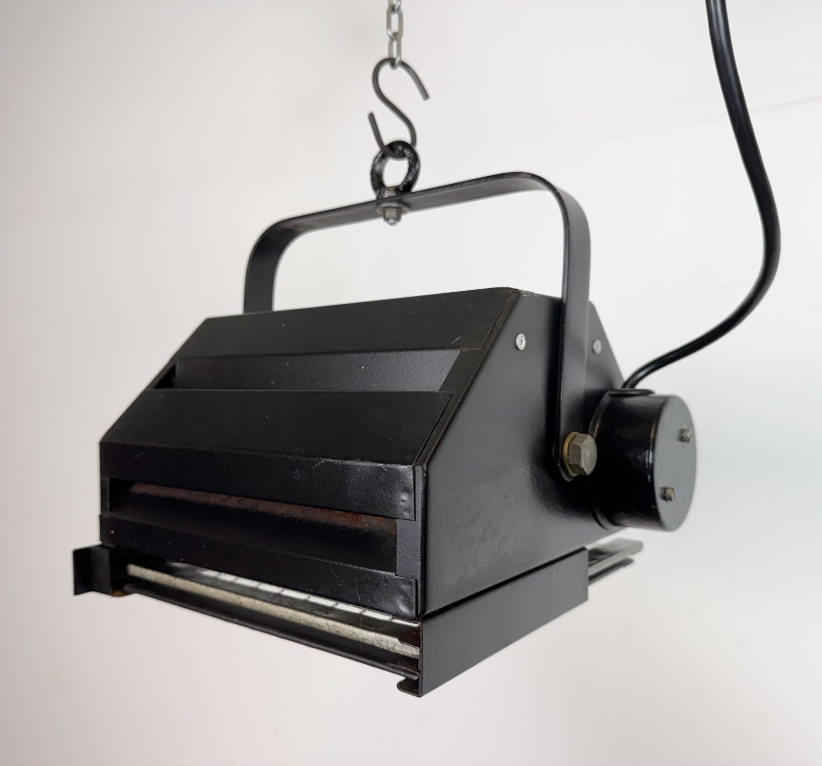 Vintage Black Theatre Spotlight, 1990s, 8x photo Lighting