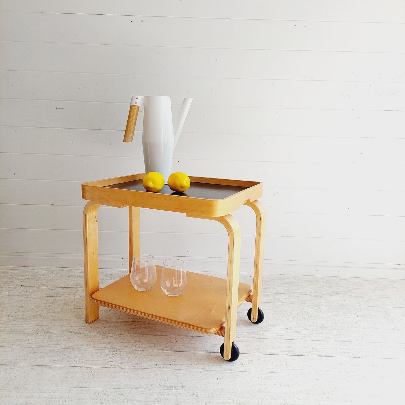 Scandinavian 'Brunabo' Serving Trolley  Drinks Cart  Side Table Carina Bangs, For Ikea, 2004