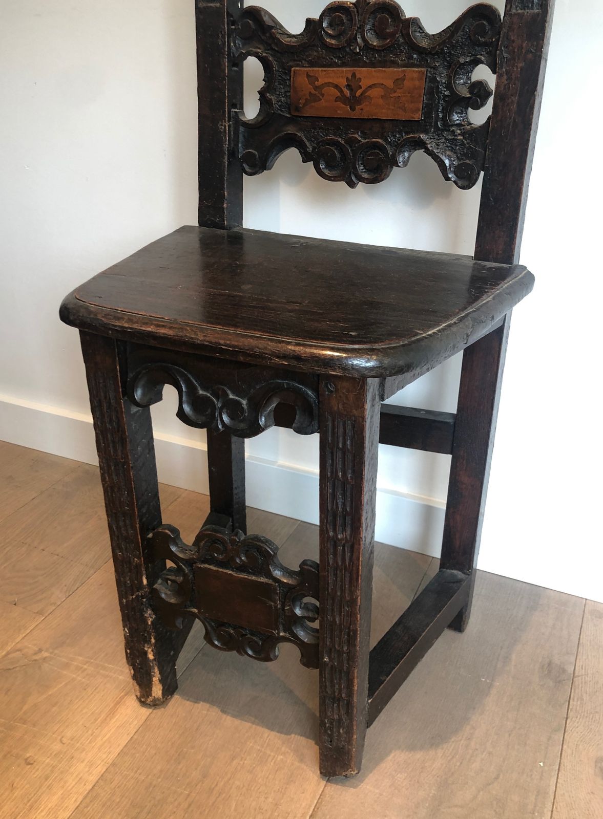 3950.0 Set Of An Italian Renaissance Period Armchair And Pair Of Walnut Chairs photo