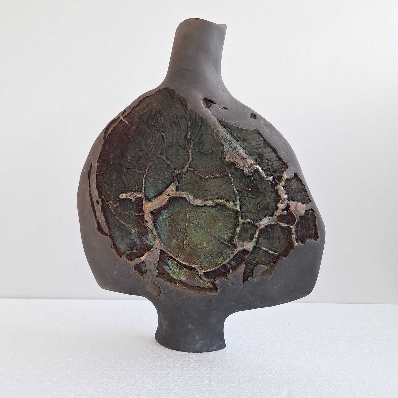 Raku Ceramic Vase Designed By André Sas photo Home Decor