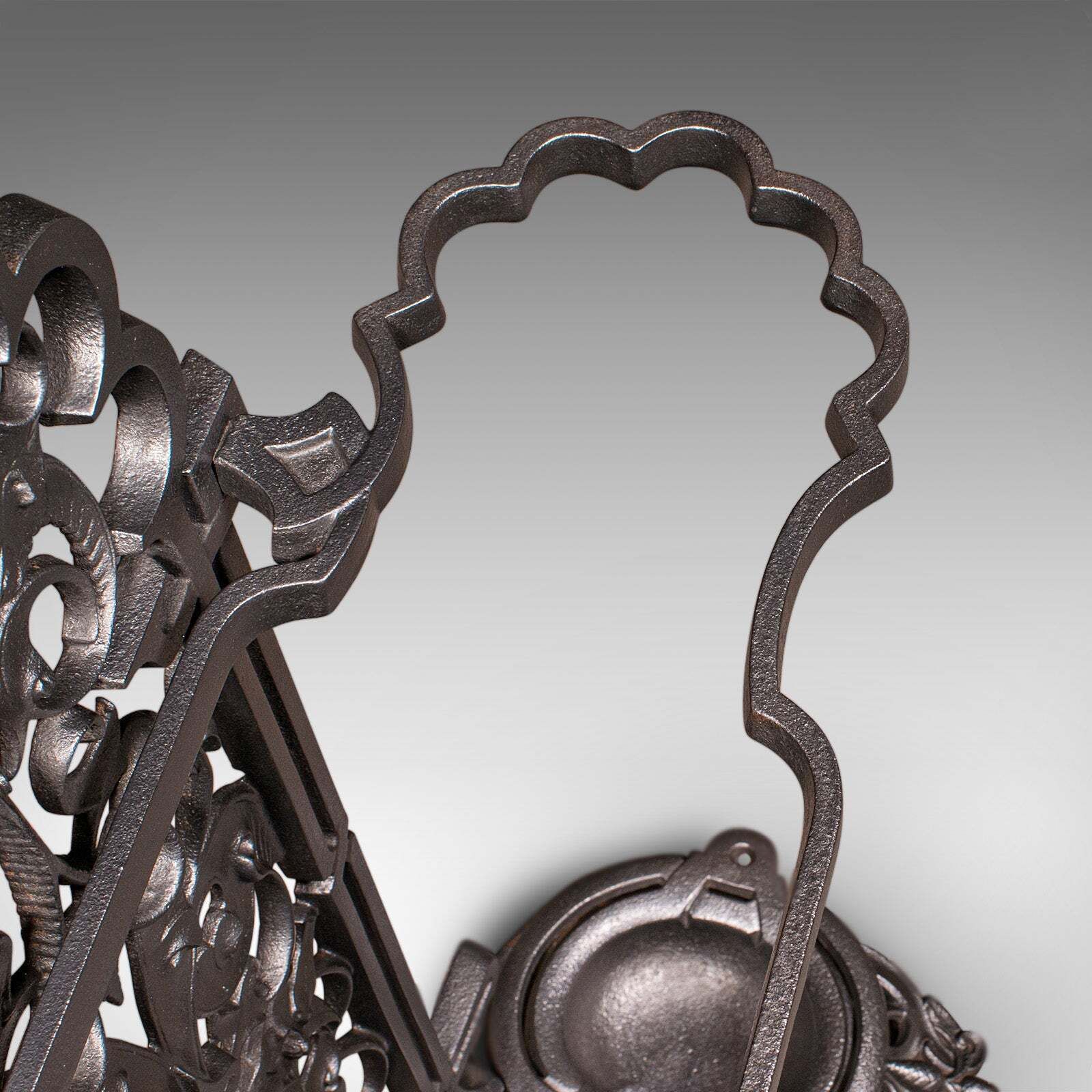 photo furniture Antique Ornate Stick Stand, English, Umbrella Loop, Victorian, Jacobean Taste