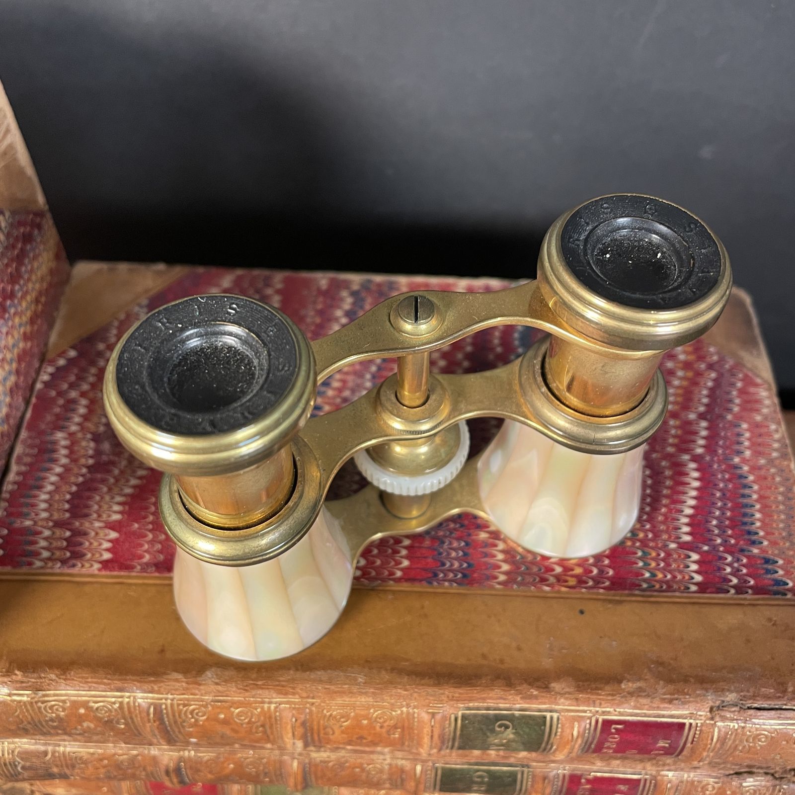 Mother Of Pearl Opera Glasses, 1800s photo furniture