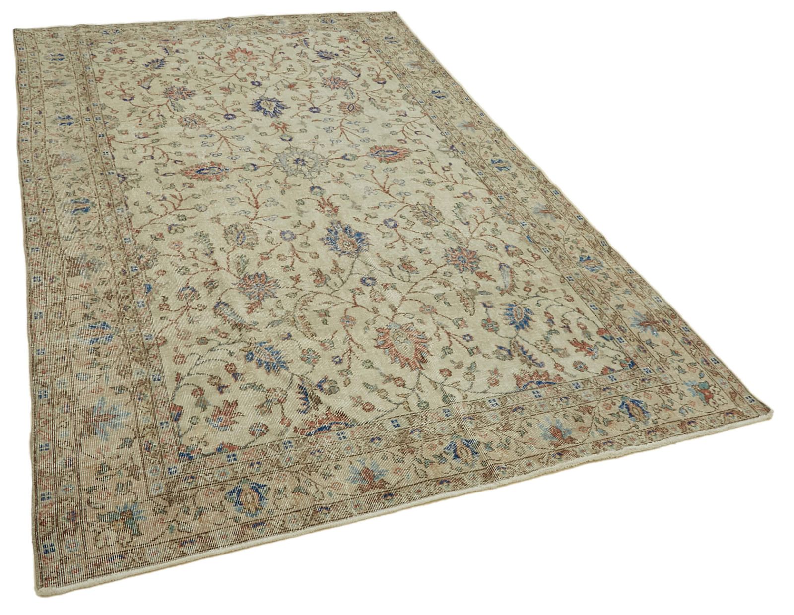 7x11 Beige Turkish Vintage Area Rug   46317 photo furniture