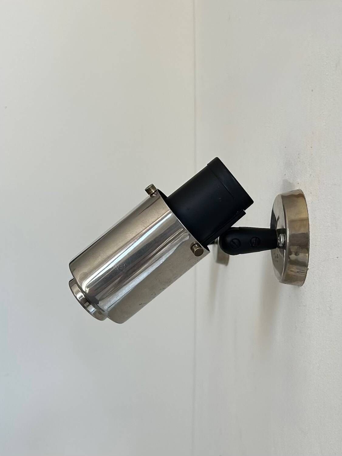 Pair Of Vintage Zodiac Jacques Biny Wall Lights, Chrome, France 1960 photo 440.0