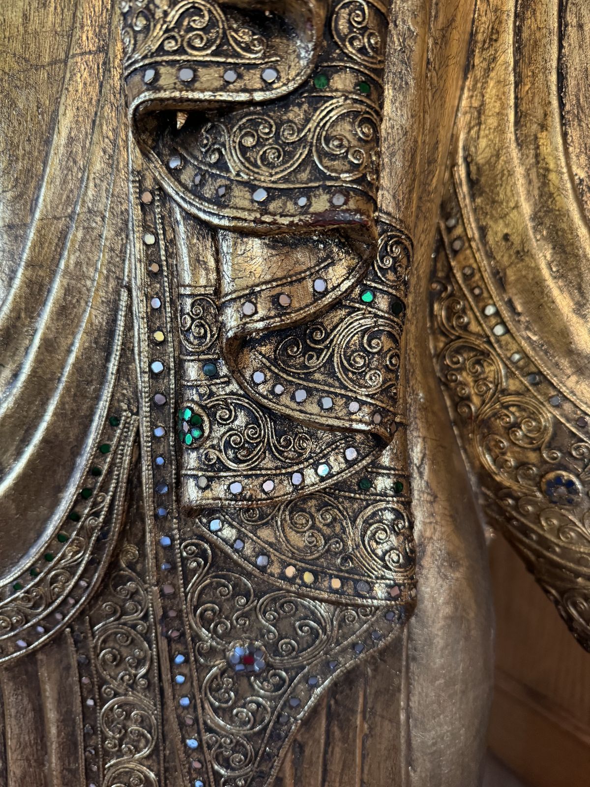 3333.0 Burmese Mandalay Buddha, 20th Century photo