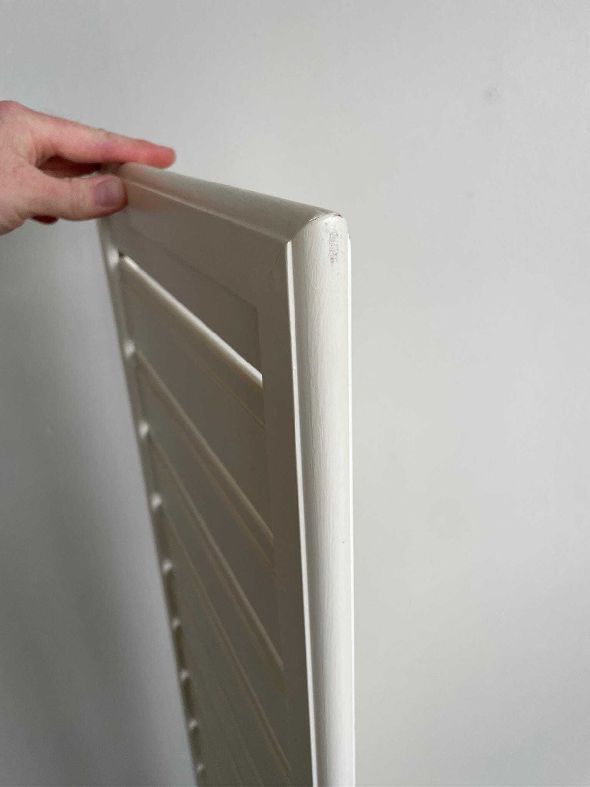 162.5cm X 35/38cm White Tall Wooden Staples Ladderax 2 Foot Room Divider Ladder Stand Alone photo vinterior