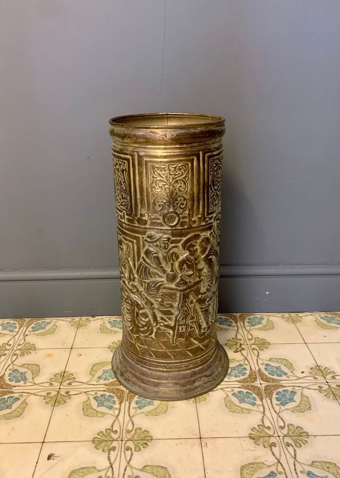 Brass Umbrella / Stick Stand, 1800s