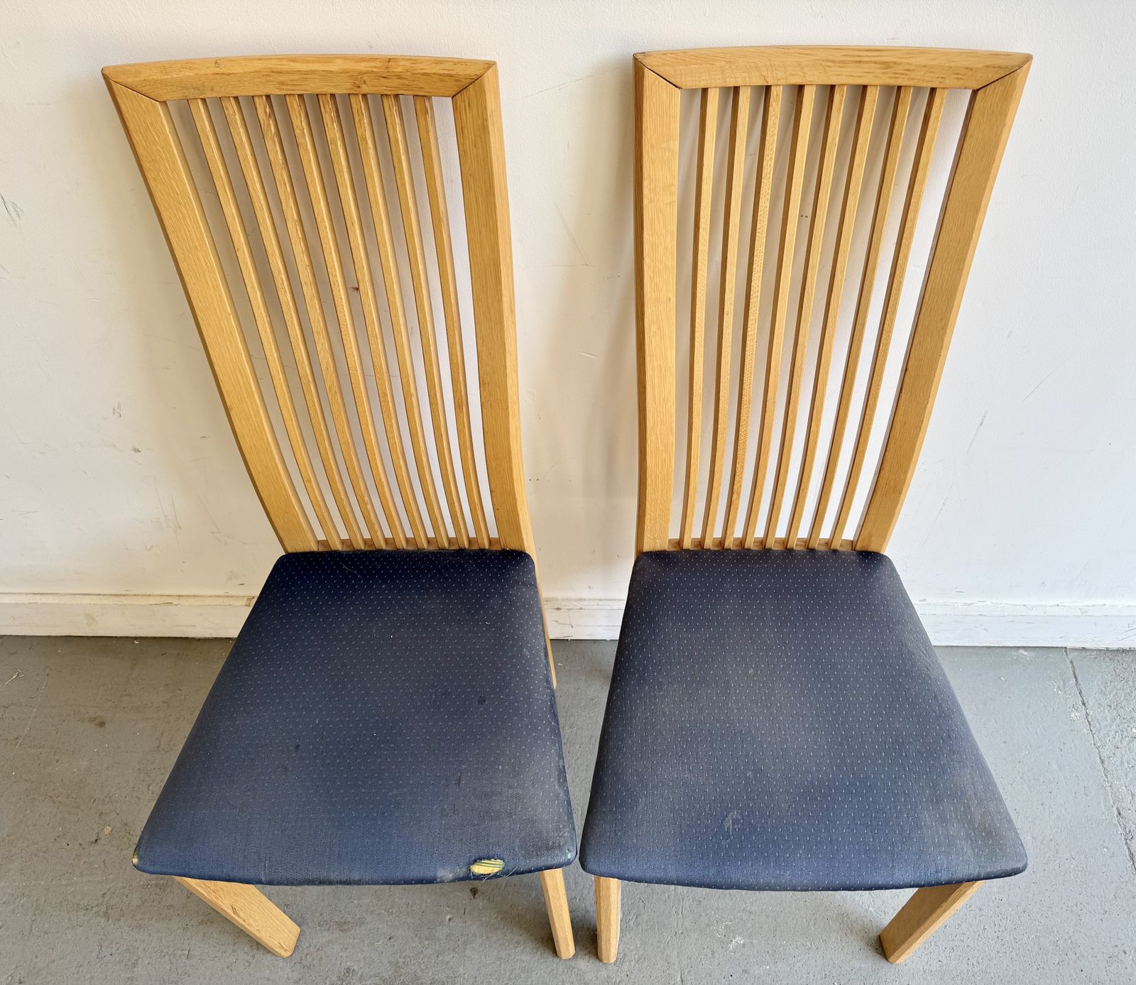 Pair Of Contemporary Dining Chairs photo for sale