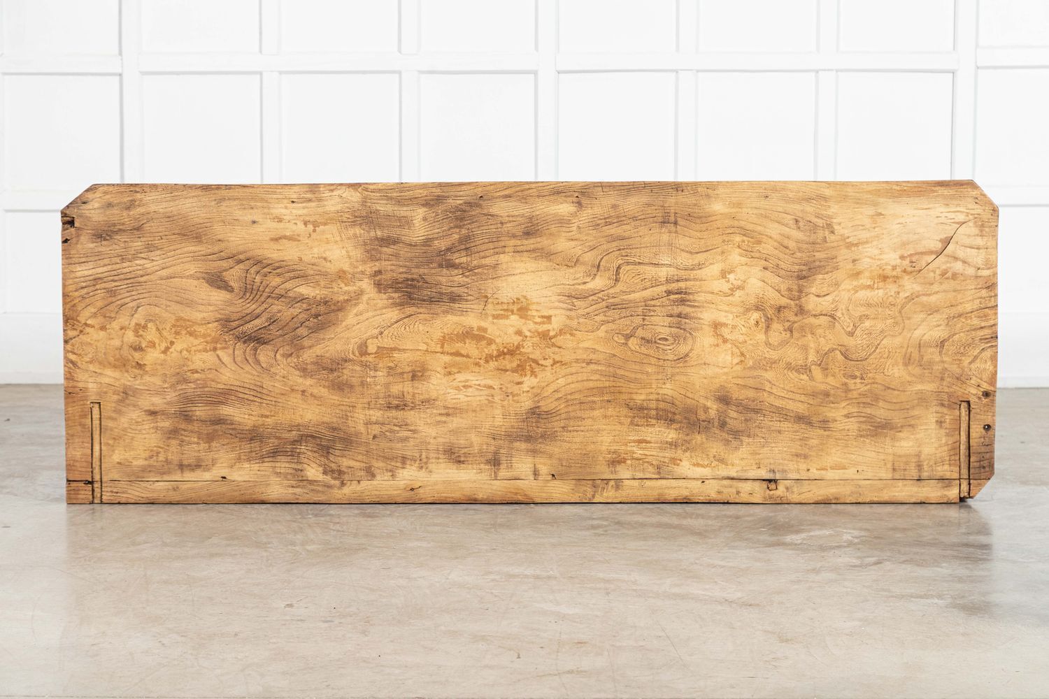 Estate Made Georgian Bleached Country Elm & Pine Dresser Base photo furniture