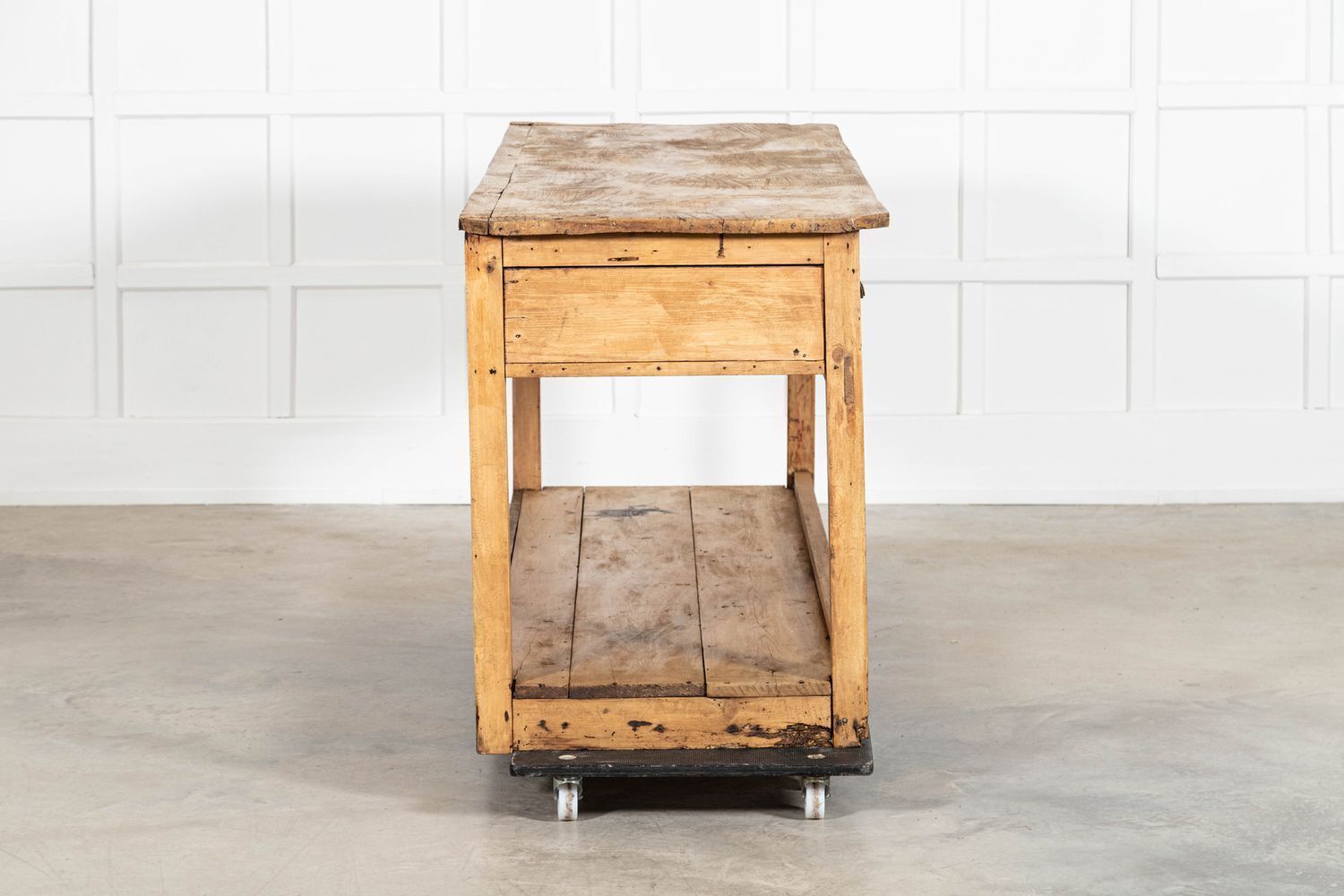 Estate Made Georgian Bleached Country Elm & Pine Dresser Base photo buy
