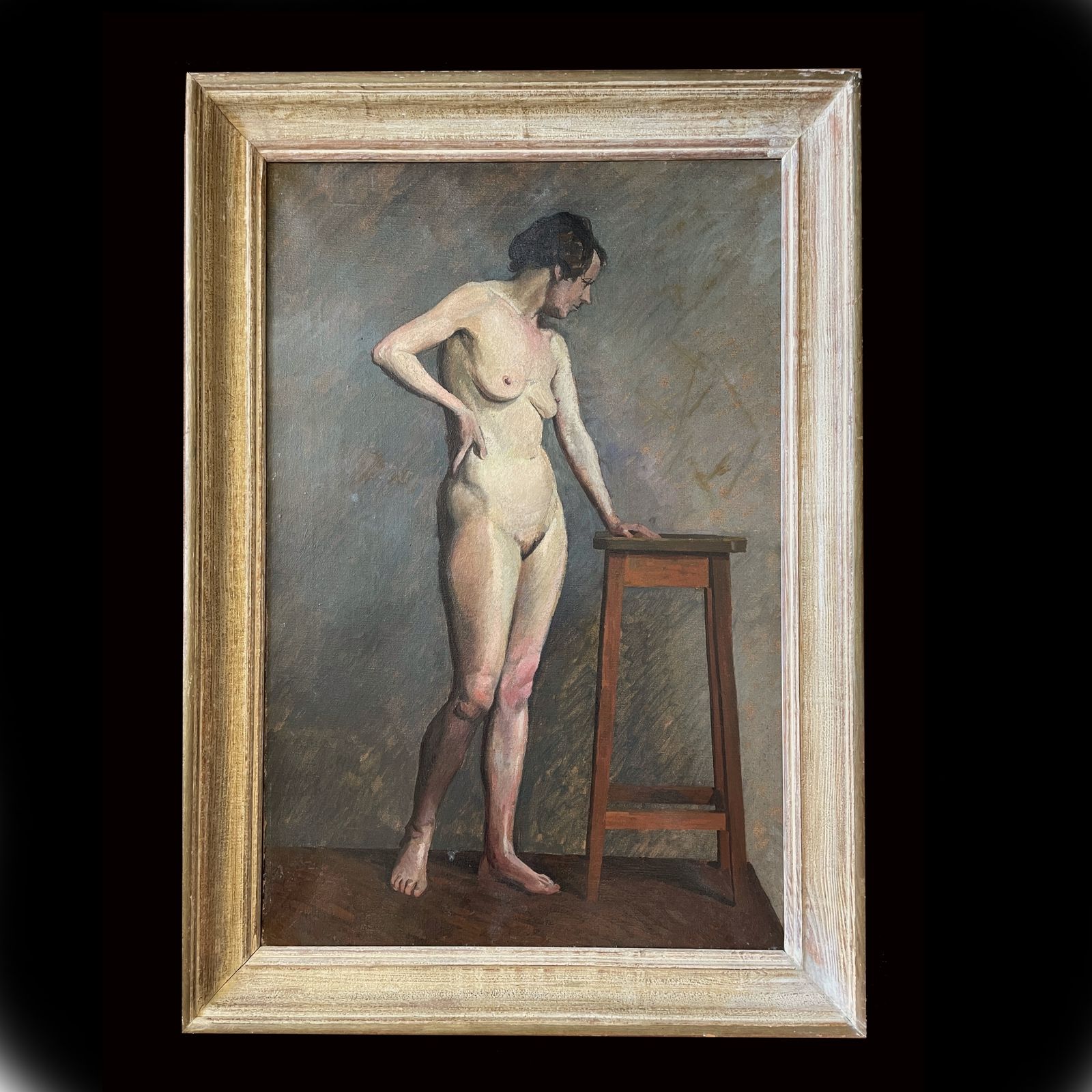 Academic Study Of A Nude. Frank G Howes (1916 1989).