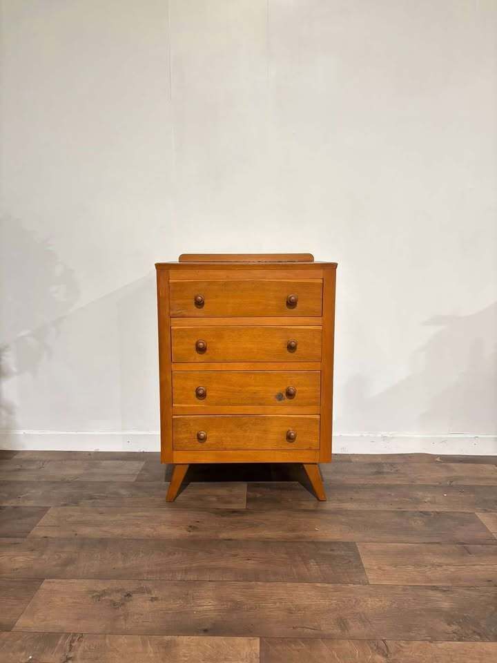 photo for sale Mid Century Four Drawer Chest