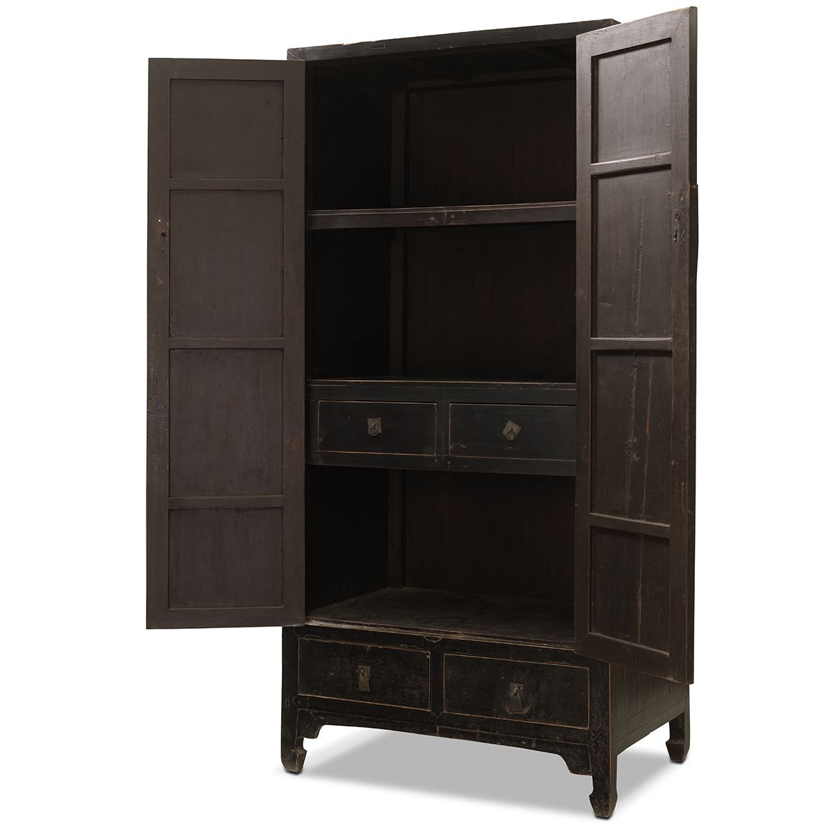 Black Lacquer Elm Armoire photo 4395.0