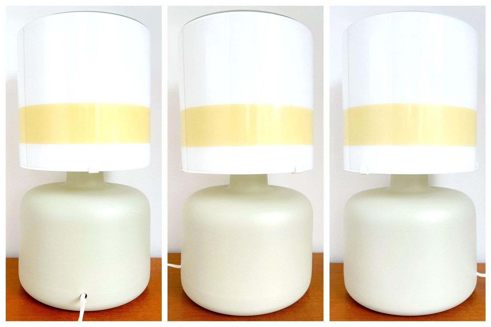 Very Rare Vintage Ikea Table Lamp 80/90s   Ceramic And Glass   Model B0214 photo furniture