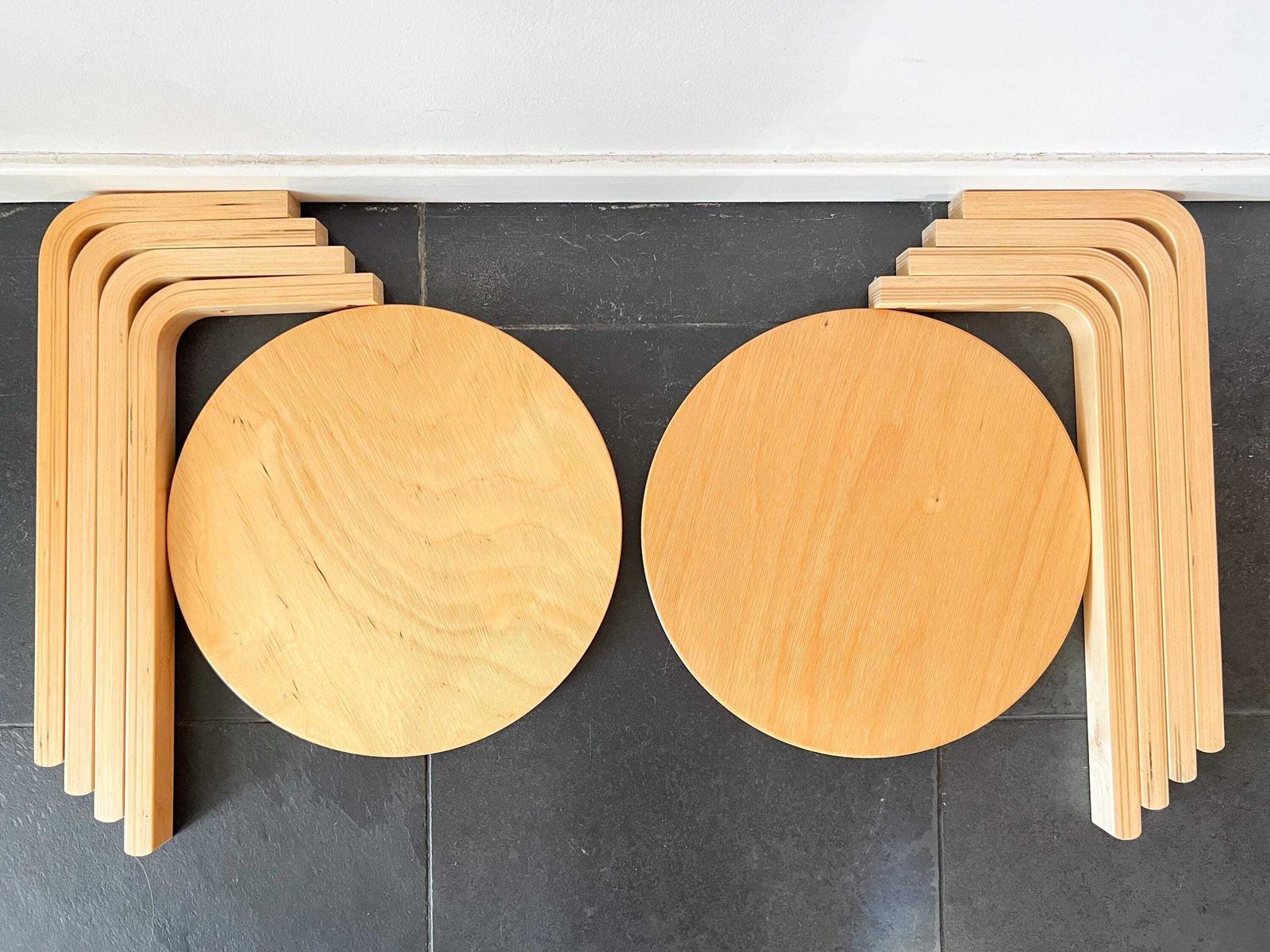 Vintage '99 Ikea 'Frosta' – Design After Alvar Aalto 'Stool E60' photo vinterior