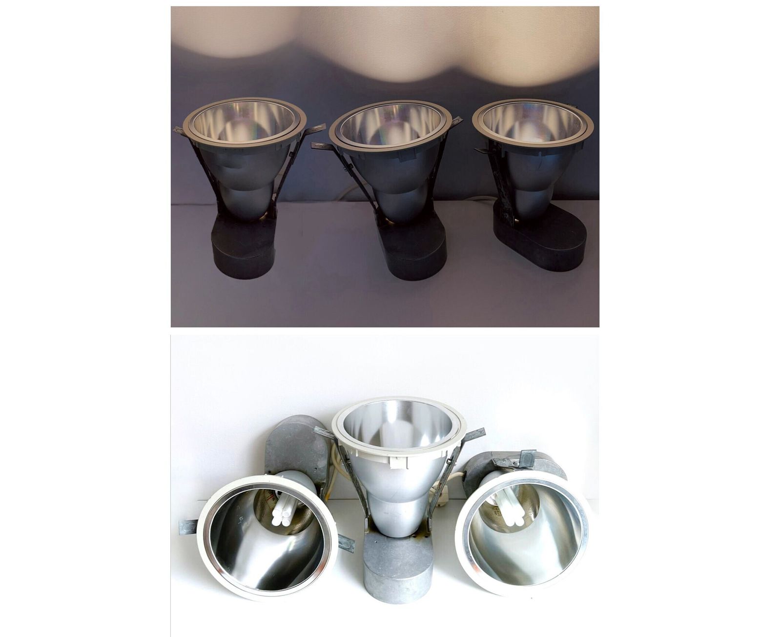 photo furniture Iguzzini Set Of 3 Spotlights   Industrial Spotlights   Italian Design