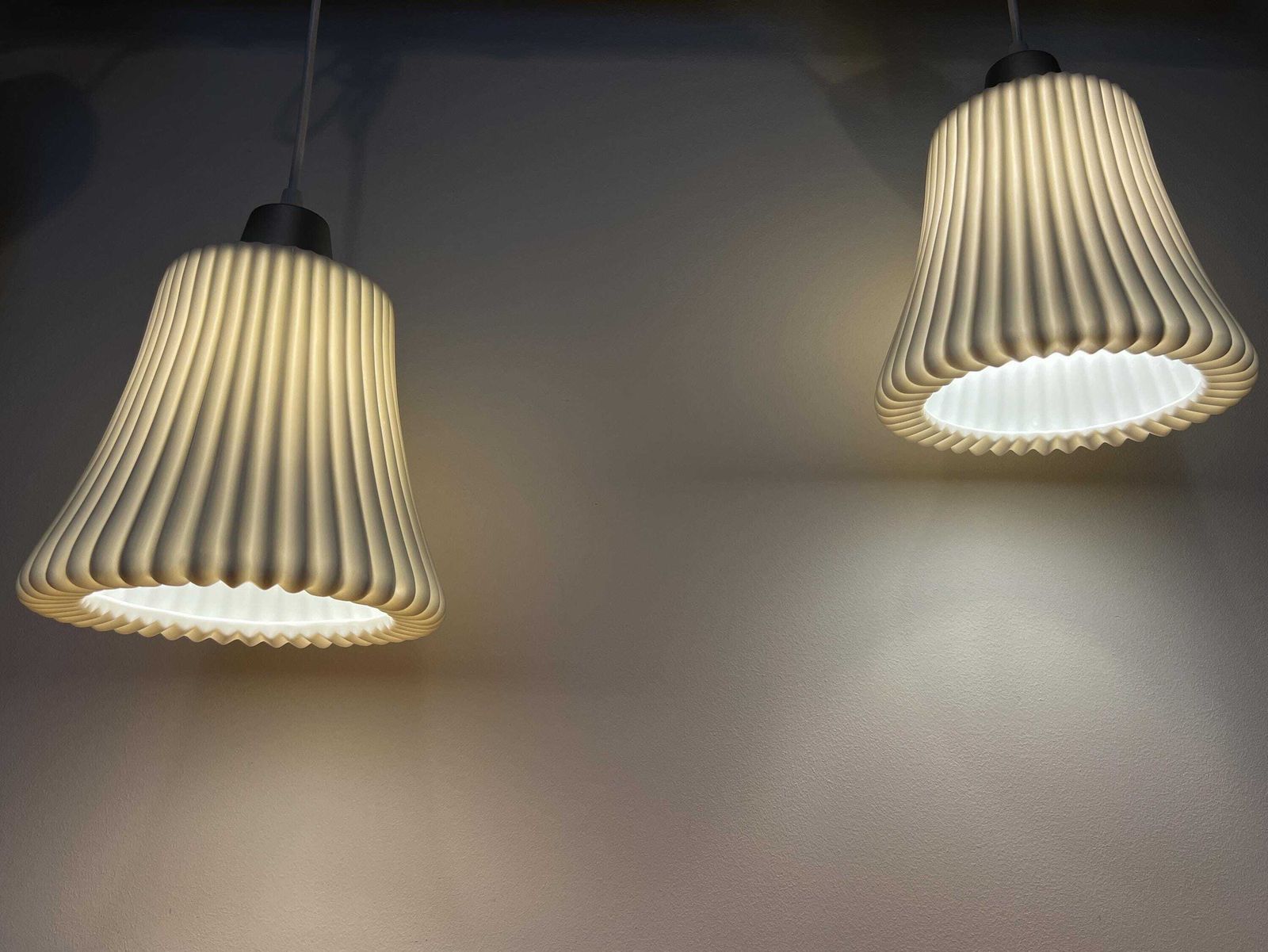 Rare Vintage Ikea 'Bista' Pleated Ceiling Lamp   80/90s   Porcelain   Excellent Condition photo buy