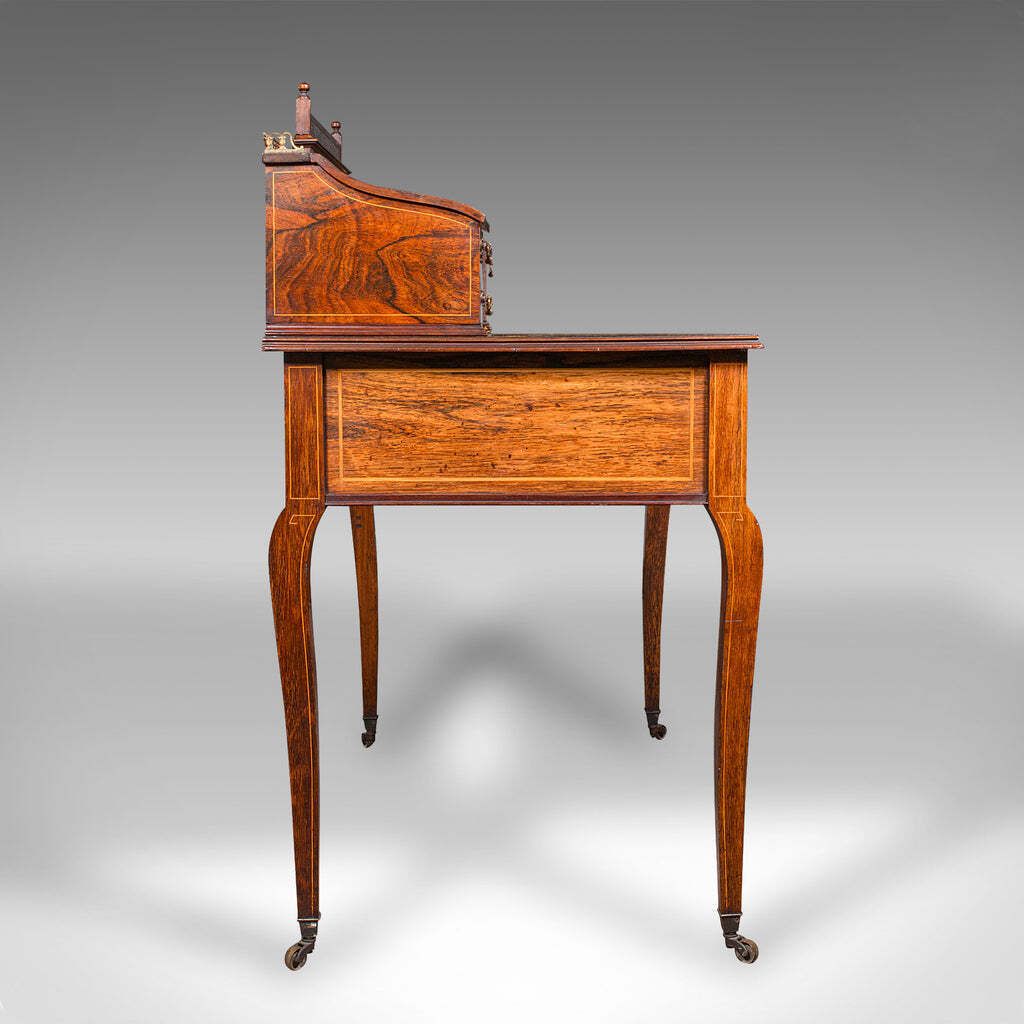 Antique Gents Correspondence Desk, English, Writing Table, Victorian, Circa 1900 photo Furniture