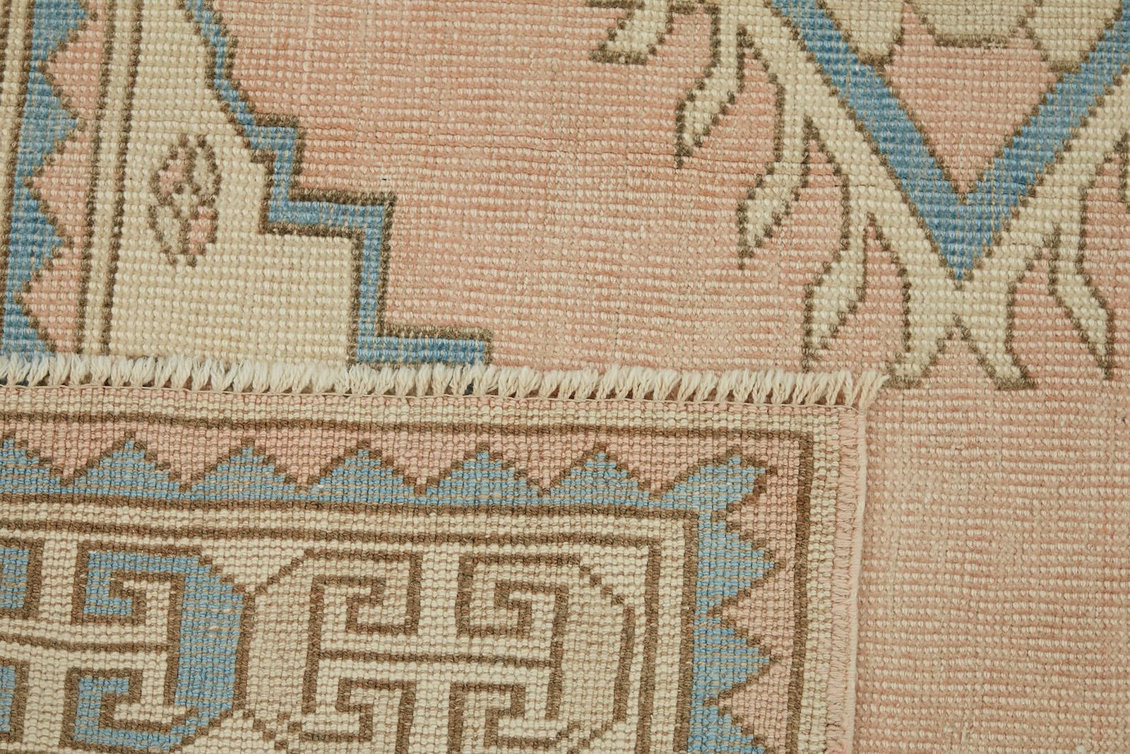 Handmade Vintage Beige Anatolian Rug 162 Cm X 226 Cm photo vinterior