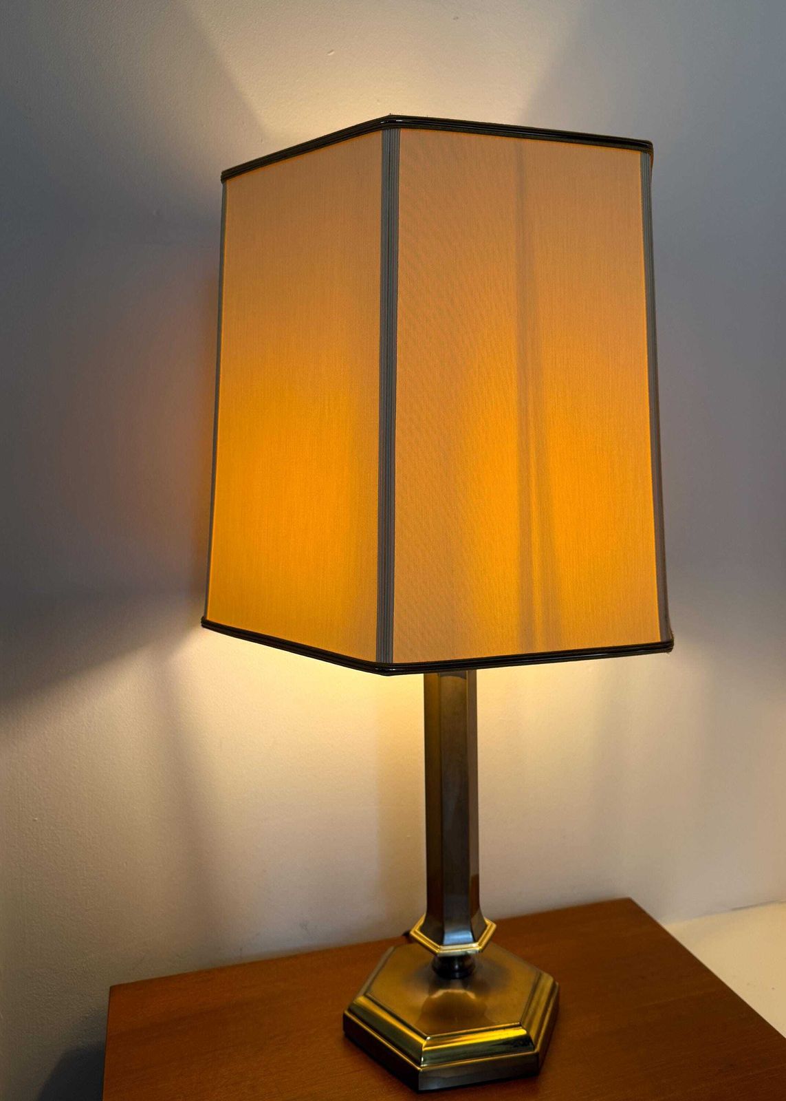Vintage Herda Amsterdam Brass Table Lamp Xxl (74 Cm / 29.13")   Mid Century   Hollywood Regency   60/70s photo buy
