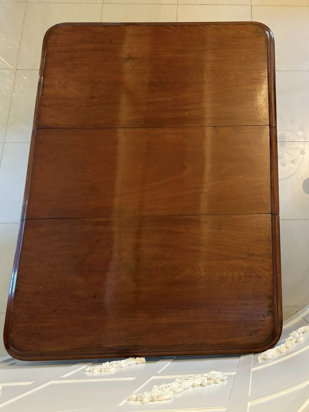 photo vinterior Antique Quality Mahogany 10/12 Seater Extending Dining Table