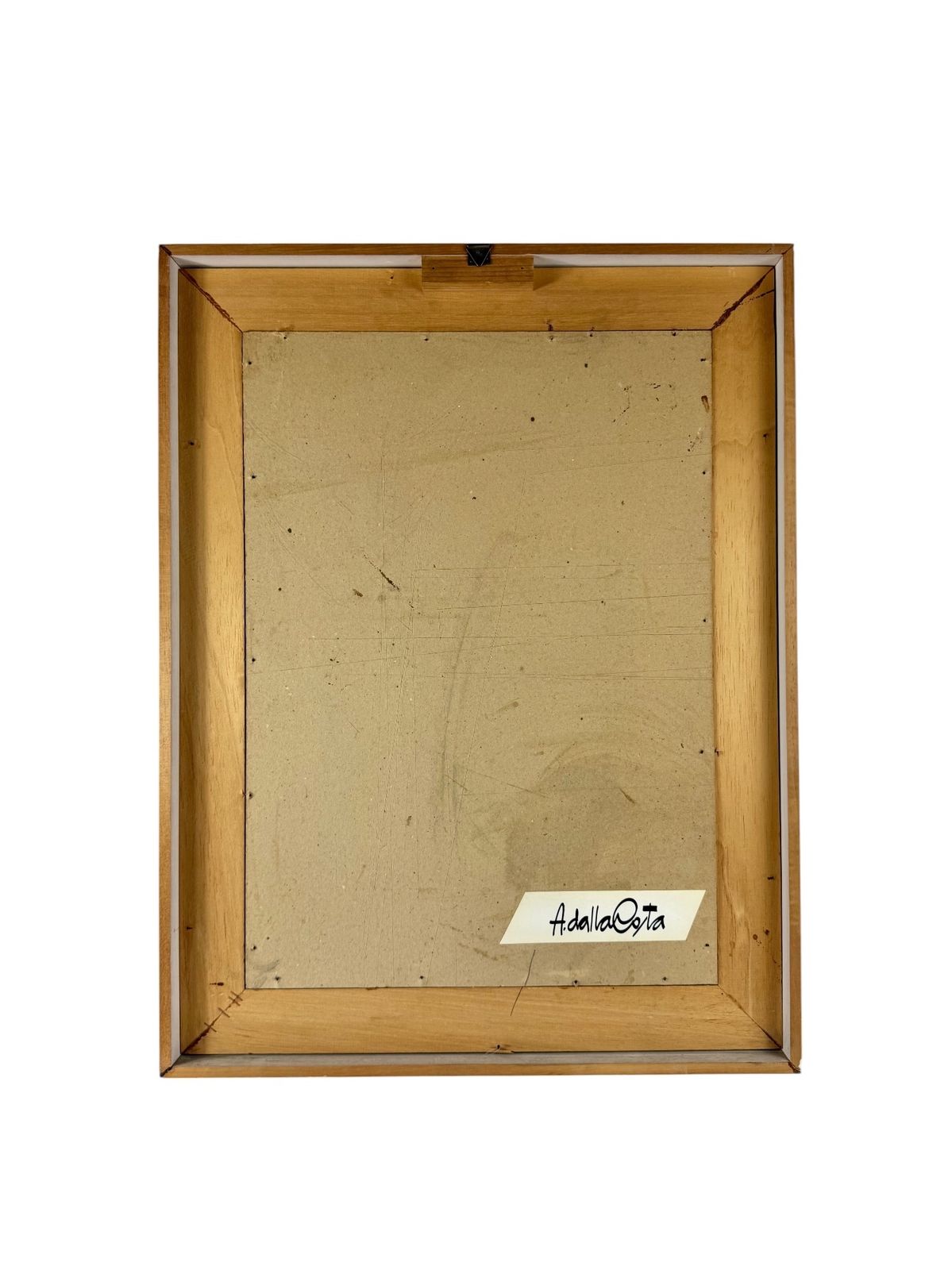 Amleto Dalla Costa, Original Serigraph Framed, Milan Italy 1980s photo Art