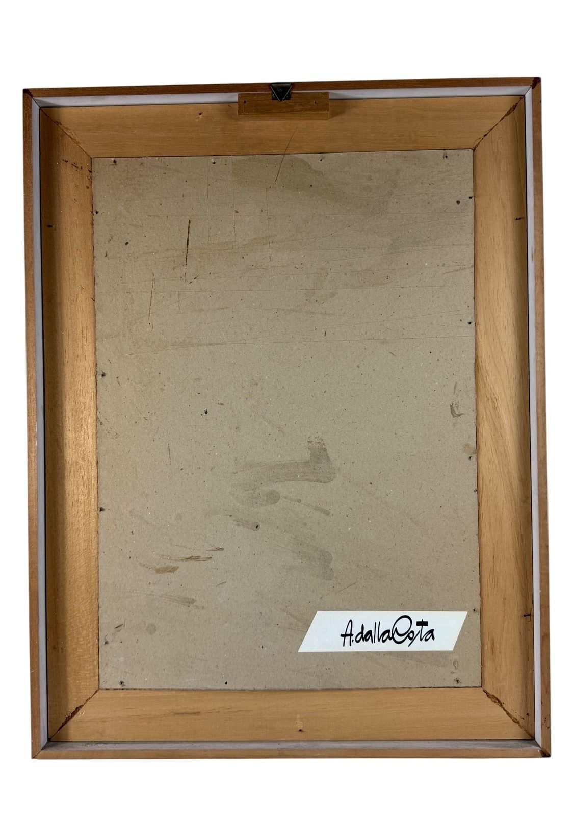 Amleto Dalla Costa, Original Serigraph Framed, Milan Italy 1980s photo for sale