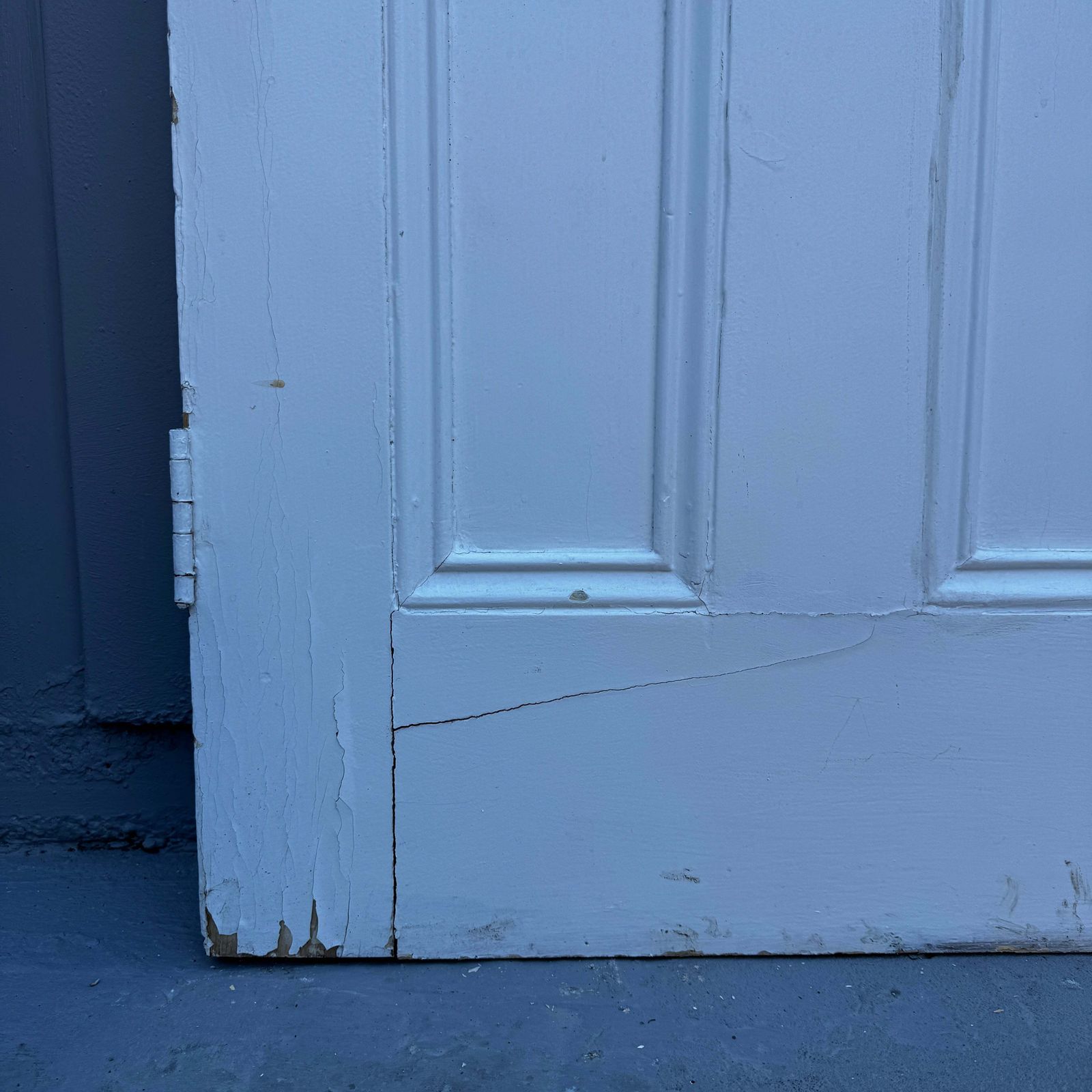 photo for sale Antique Victorian 4 Panel Door   201cm X 75.5cm