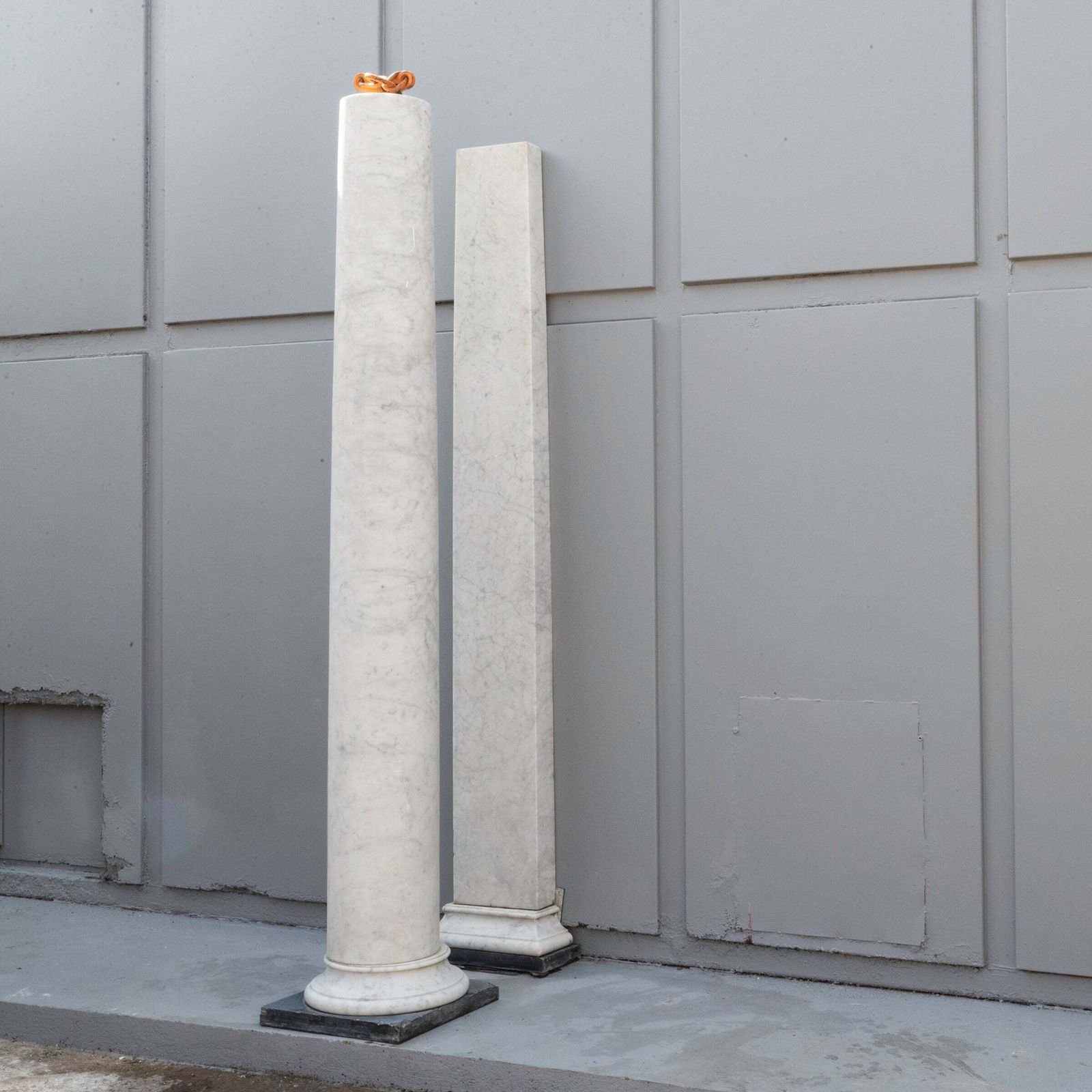 Reclaimed Carrara Marble Columns | Portico photo 22000.0