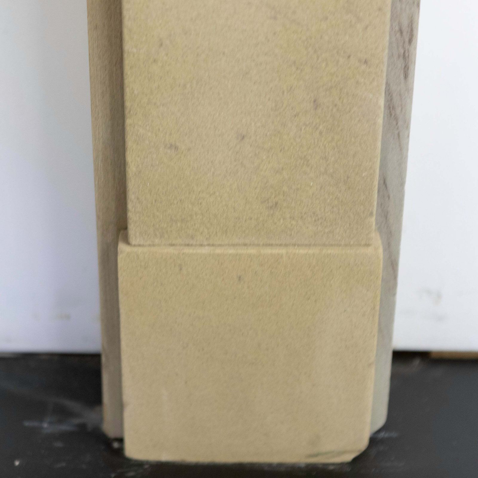 photo furniture Antique Sandstone Crossover Fireplace Surround