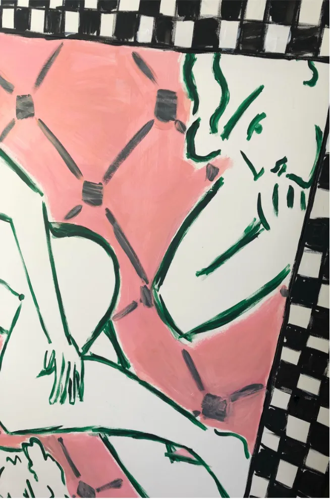 Painting (Acrylic On Wood) By Luke Edward Hall M.2020 photo for sale