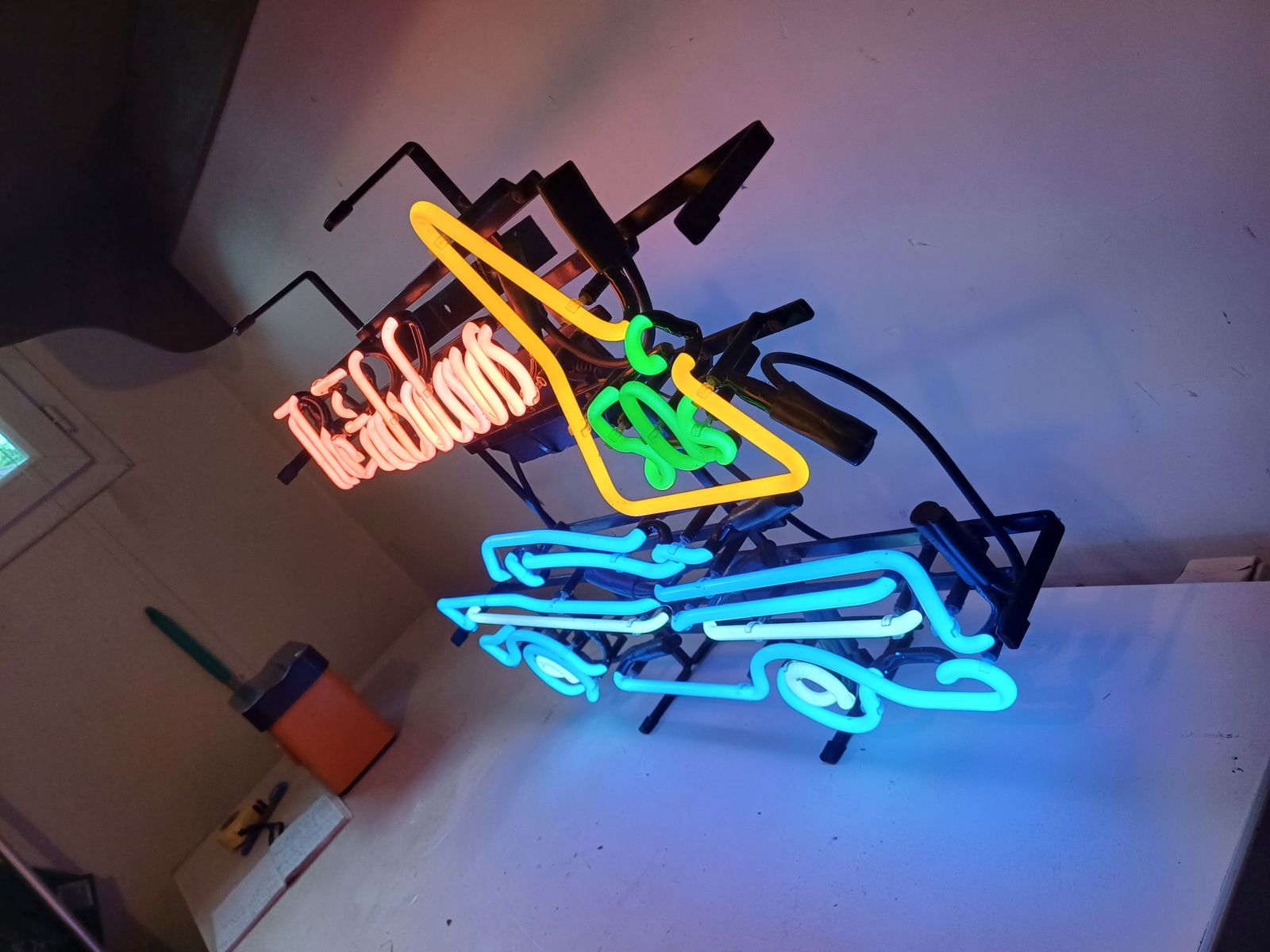 Vintage USA Neon Sign "The Fabulous 50s" photo buy