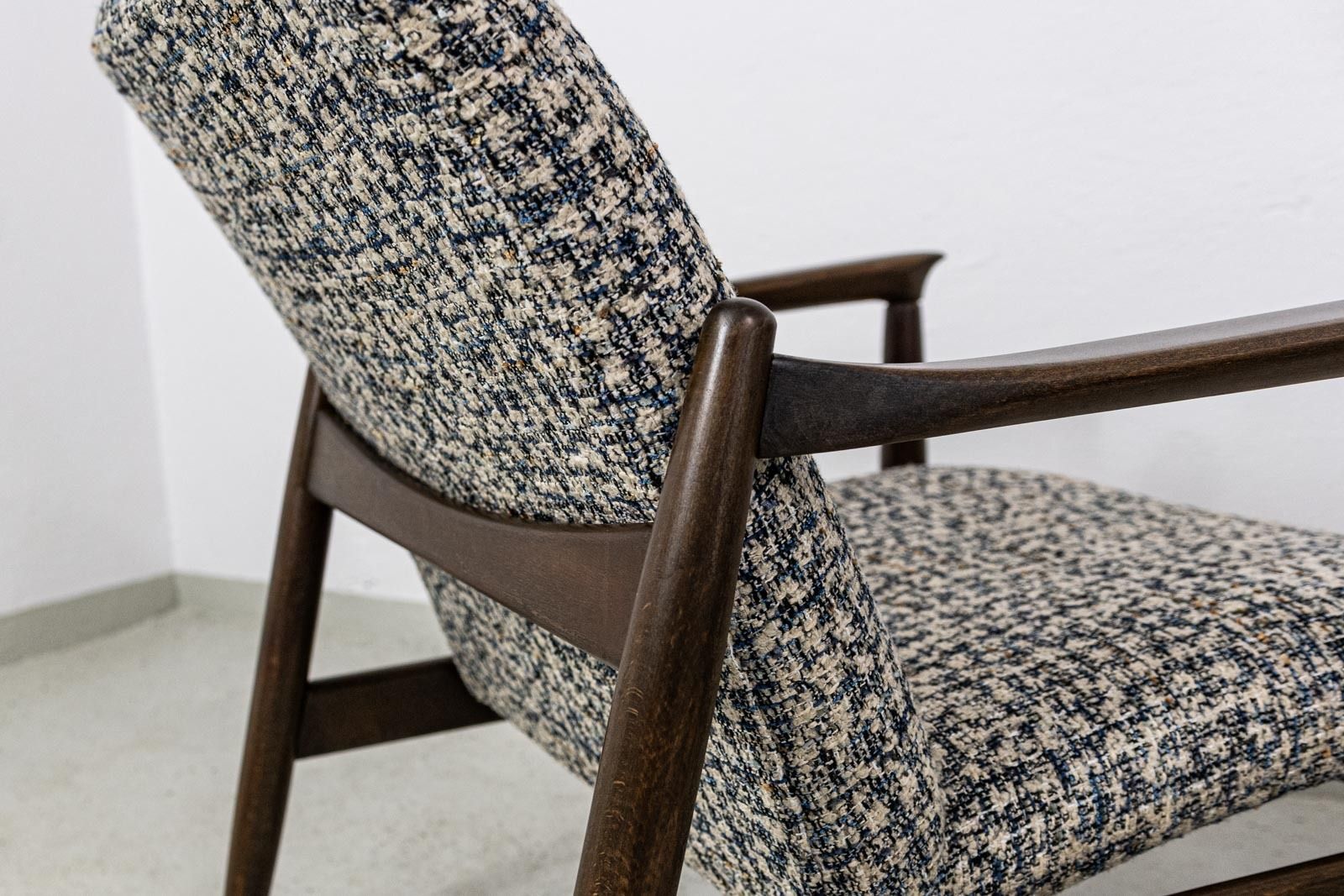 Mid Century Armchairs By Edmund Homa, Poland, 1960s, Set Of 2 photo vintage