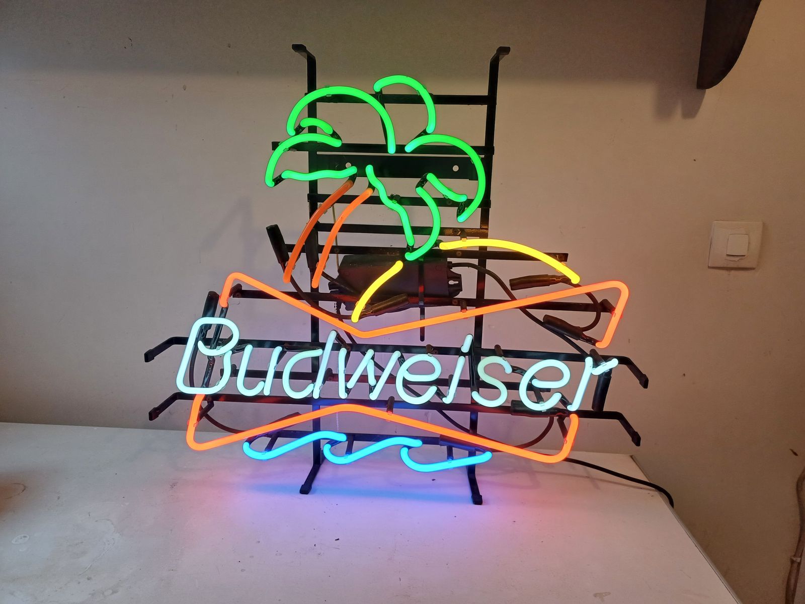 Vintage USA "Budweiser" Neon Sign
