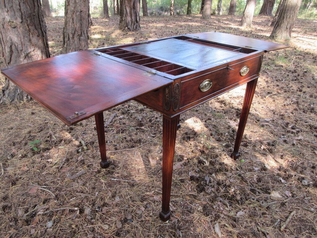 George III Mahogany Estate Rent/ Writing Table, Circa 1775 photo buy