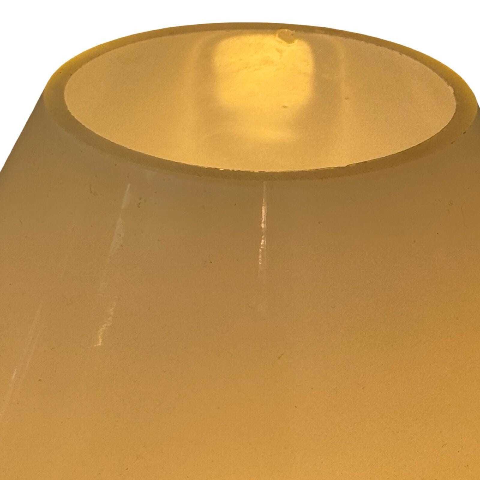 Massive, Belgium   Glass Mushroom Lamp Xl   1980's   White, Frosted Glass photo buy