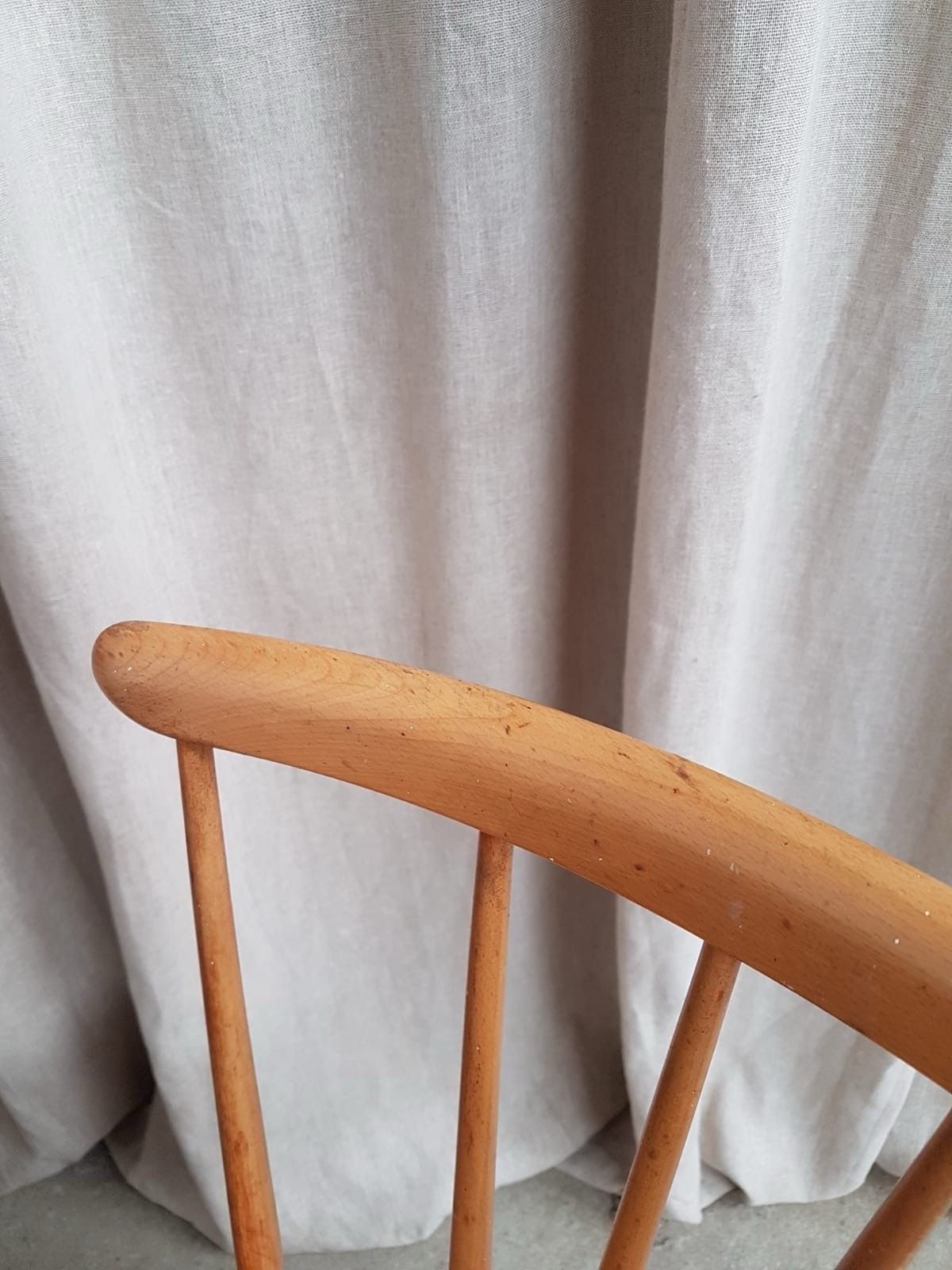 Furniture Vtg Late Mid Century Set 2 Farstrup Dining Chairs Scandi Danish Retro R842 photo